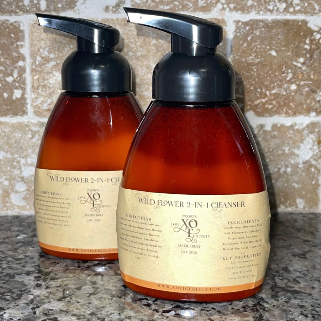 Wild Flower 2-in-1 Cleanser - Foam Pump 8 oz